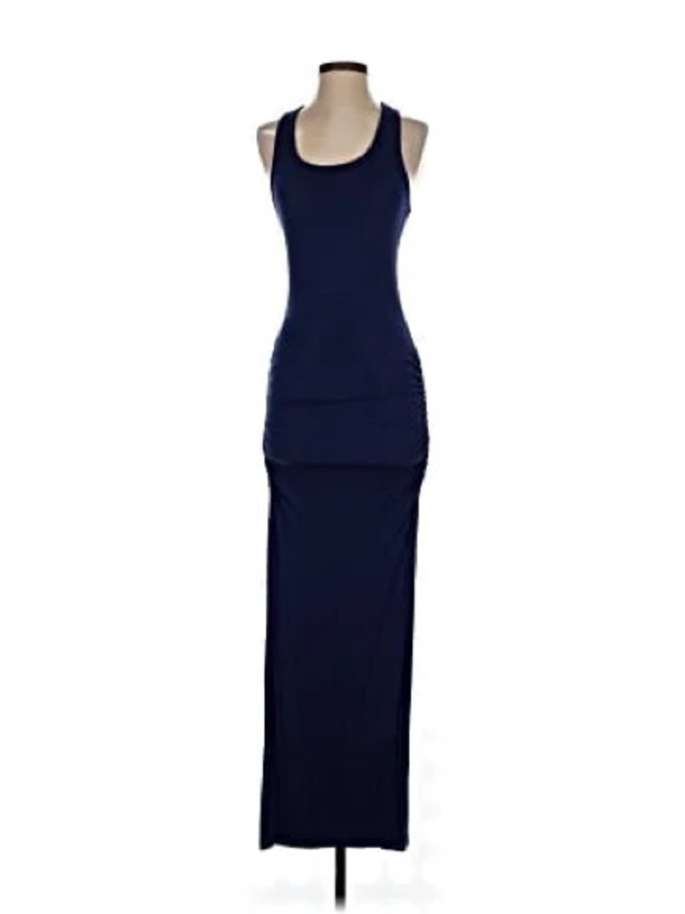 Sleeveless Navy Maxi Tank Dress